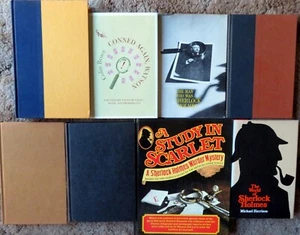 SHERLOCK HOLMES - Collection of eight (8) hardcover titles - most without DJs - Imagen 1 de 4