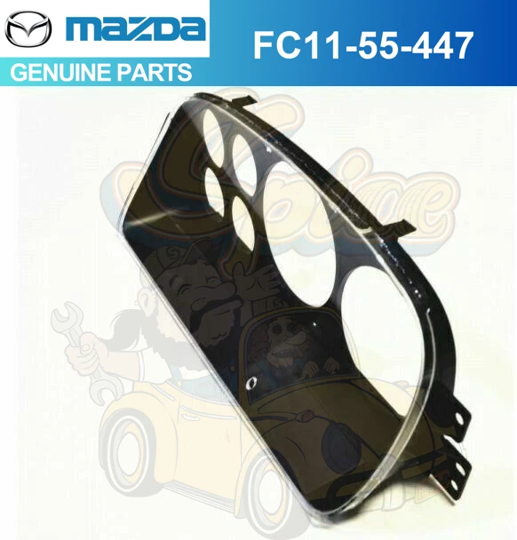 Lente de instrumento velocímetro racimo RX-7 FC3S 89-92 RHD genuino Mazda JDM Foto 1 de 1