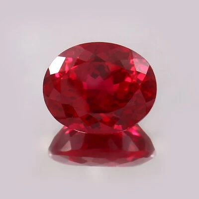 AAA 6.00 Ct Natural Mozambique Ruby Loose Gemstone Oval Cut Excellent Quality - Image 1 of 4