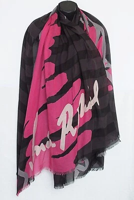 Sonia Rykiel Cashmere Modal Chal Bufanda Envoltura 76"" x 52"" Foto 1 de 4