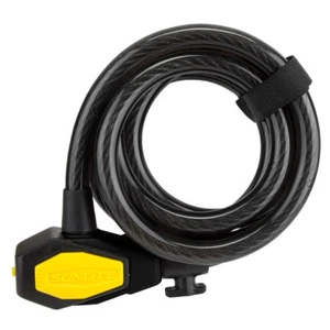 Sunlite Defender D3 Key/Cable Lock lock Dfndr d3 Cbl 12mmx6f key Coil Bk W/brkt - Picture 1 of 1