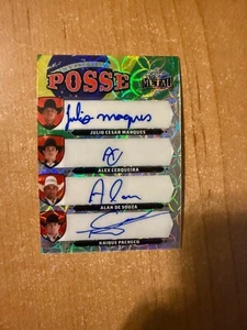 2024 Leaf PBR - Marques / Alex Cerqueira / De Souza / Pacheco - Quad Auto 10/15 - Picture 1 of 2