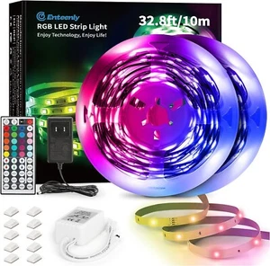 Christmas RGB Led Strip Lights 32.8FT 300 LEDs Color Changing Free Shipping - Picture 1 of 8