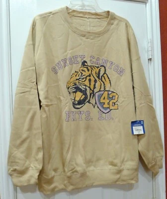 Arizona Jean Co Adults J C Penney Sunset Canyon Phys Ed Tiger sweatshirt NWT LG - Image 1 of 4