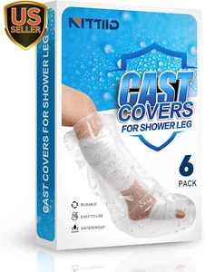 Waterproof Cast Covers for Shower Leg Watertight Seal Knee Ankle Foot Cast Pr... - Picture 1 of 1