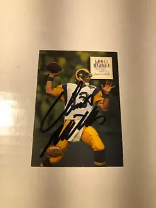 Los Angeles Rams CHRIS MILLER signierte Karte - Bild 1 von 1