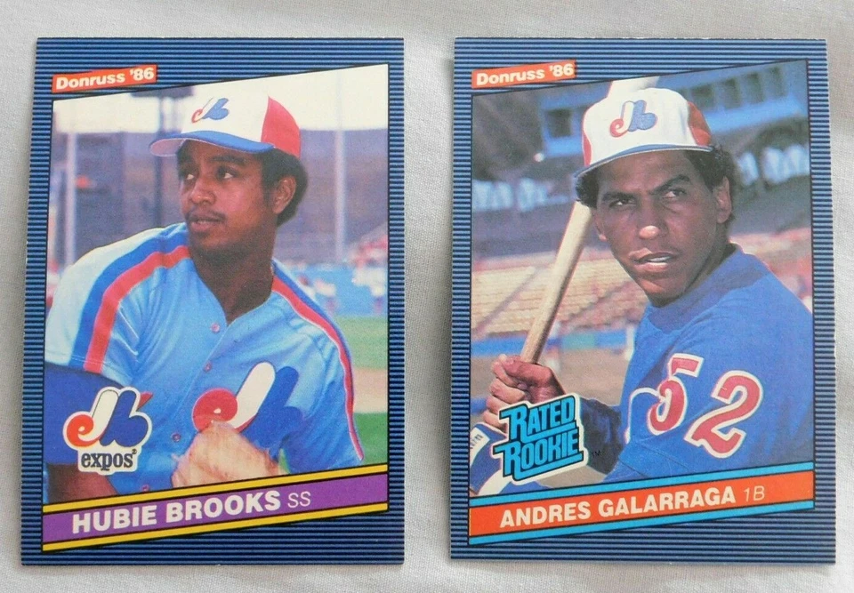 1986 Donruss Montreal Expos Baseball Card Pick one - Image 1 of 1