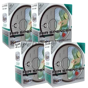 Air Spencer A9 Cartridge Squash Scent 4-Pack Car Air Freshener Eikosha JDM Japan - Picture 1 of 5