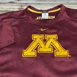 Nike Minnesota Gophers Sweatshirt Rundhalsausschnitt Beutel Tasche Therma Fit Herren Large - Bild 1 von 7