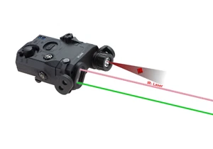 WADSN Zeiger LA-5C UHP PEQ-15 Green Laser +IR Laser/IR LED Polymer SCHWARZ BLACK - Bild 1 von 7