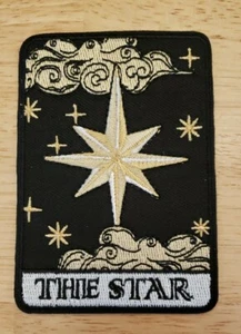 The Star Tarot Card Fortune Telling Mystic Iron/Sew-On Embroidered Patch 0267 - Picture 1 of 4