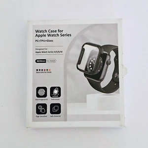 Watch Gehäuse für Apple Series 4/5/6/SE 40mm/44mm schwarz - Bild 1 von 2