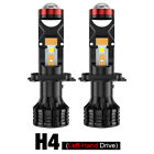 H7 H4 9003 Mini Bi-LED Projector LED Lens Hi/Lo Beam Bulb Headlight Retrofit LHD