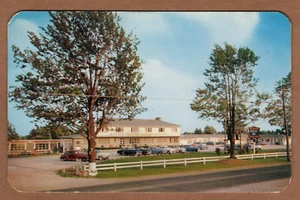 Rockway Motel Hwy 2 Old Cars Fence Oakville Ontario Canada 1958 Postcard - Picture 1 of 2