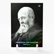 FREDERICK LAW OLMSTED 1893 Portrait Card 2023 GleeBeeCo Holo Figures #F18D