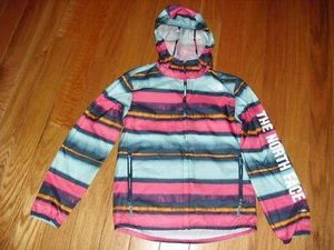 WOW~THE North Face Windwall Windbreaker Rain Coat Jacket Girls Size Medium 10/12 - Picture 1 of 6
