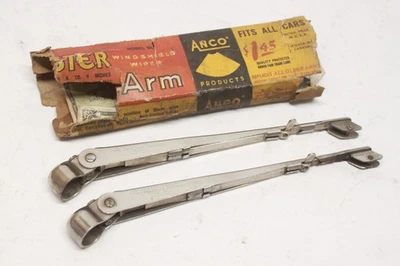 NOS Vintage Car or Truck ANCO Model DL Windshield Wiper Arm Pair Exterior Parts - Image 1 of 4
