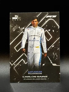 2025 Topps F1 feux éteints Carlos Sainz Nero Williams Racing - Photo 1/4