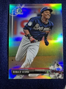2017 Bowman Draft - Cromo Ronald Acuña Jr. #BDC-39 Rifrattore (RC) - Foto 1 di 3
