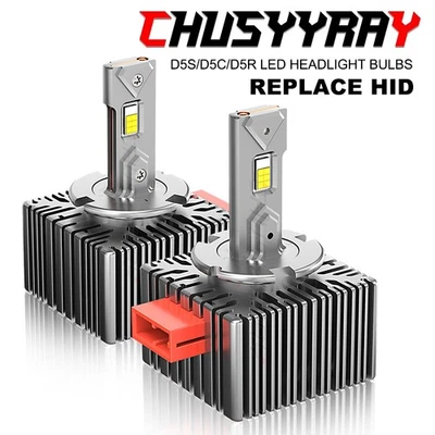 LED 车头灯灯泡适用于雪佛兰索罗德 1500 2016 2017 年高低光束 38000LM — 第 1/4 张图片