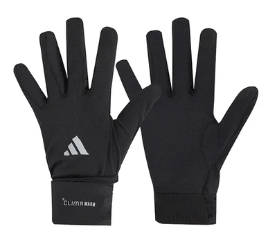 adidas Running Climawarm Gloves Convertible Sports Training Glove Black JM3078 - Image 1 of 4