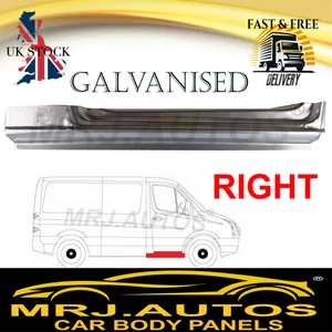 FOR SPRINTER VW CRAFTER 06-18 UNDER FRONT DOOR SILL DOORSTEP REPAIR PANEL RIGHT - Picture 1 of 7