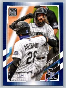 2021 Topps #68 Charlie Blackmon Blue - Picture 1 of 2