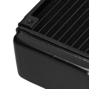 Water Cooling Radiator Mini Aluminum Alloy 12 Tubes Female Thread Heat - Afbeelding 1 van 12