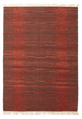 Traditional Vintage Hand Woven Oriental Carpet 5'3" x 7'7" Wool Kilim Area Rug - Image 1 of 4