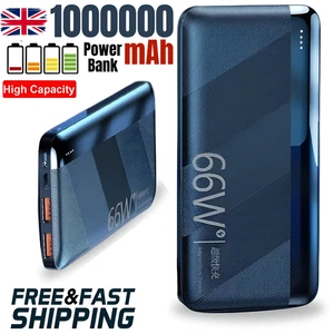 1000000mAh Power Bank 2 USB LED Fast Charger Battery Pack for all Mobile Phone - Picture 1 of 2