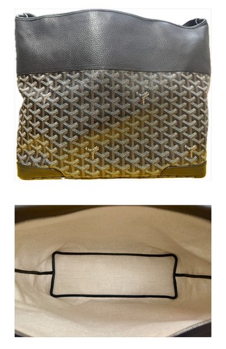 Autentica borsa a tracolla Goyard Grenadine Nera