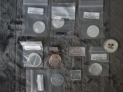 Mixed Lot .999 Silver OVER 12 PIECES AWESOME COLLECTION ALL NICE STUFF  12 oz - Image 1 of 4