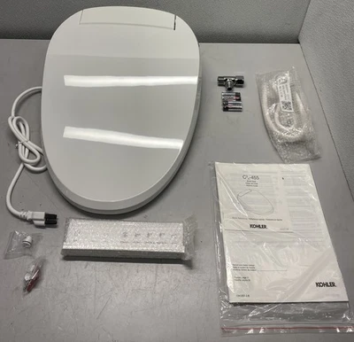 Assento de bidê elétrico Kohler Purewash E820 para banheiros alongados K-8298-CR-0 - Imagem 1 de 4