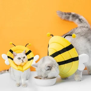 Adjustable Soft Cat Cone Collar Small Anti Lick Lightweight Recovery cone collar - Picture 1 of 7