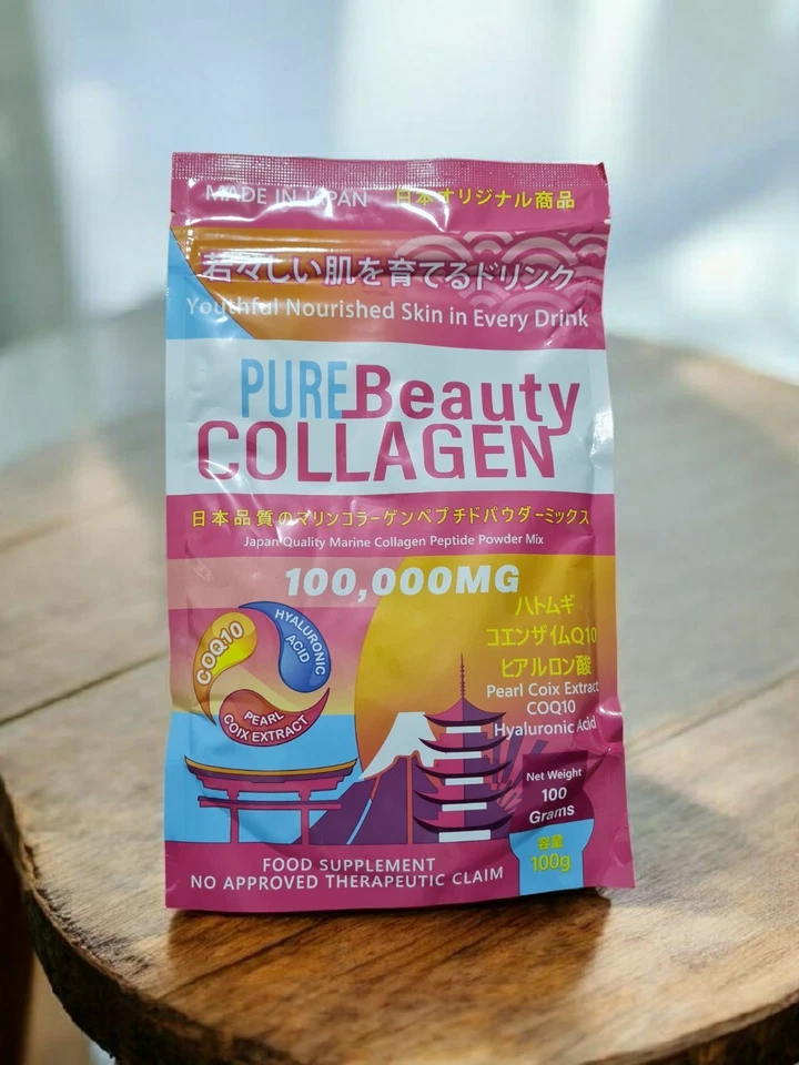 1 Pure Beauty Collagen Powder 100,000mg  100grams Original - Image 1 of 2