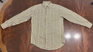Brooks Brothers Flanellhemd S hellbraun bunt kariert Wollmischung - Bild 1 von 17
