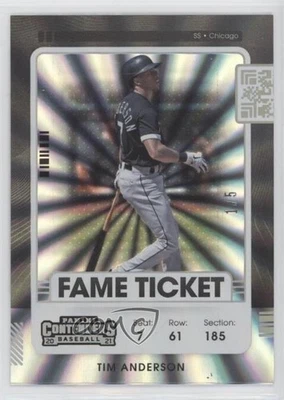 2021 Panini Contenders Fame Ticket /5 Tim Anderson #90 - Image 1 of 2
