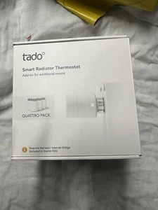 tado° Smart Radiator Thermostat - Quattro Pack - brand new - Picture 1 of 7