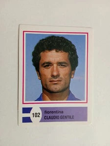 FIGURINA CALCIATORI EUROFLASH 1987 FIORENTINA GENTILE n 102 CON VELINA - Bild 1 von 2