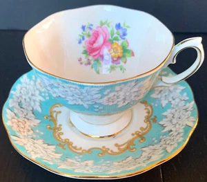 Tazza da tè e piattino vintage Royal Albert Enchantment prima qualità 6 disponibili - Foto 1 di 9