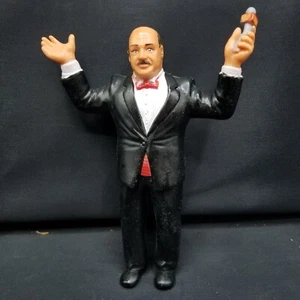 Figura WWF Mean Gene Okerlund De Colección 1986 LJN Titan 8" Anunciador Lucha Libre  - Imagen 1 de 6