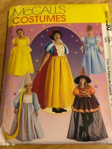 🌻McCALL'S #MP230/#8895-GIRLS PRINCESS Snow White-CINDERELLA PATTERN 4-6/7-10 FF - Picture 1 of 2