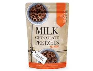 Biancos 100% Australian Premium Fine Milk Chocolate Baked Pretzels Snack 700g - Picture 1 of 2