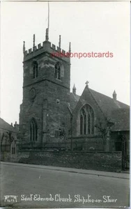 RP POSTCARD SAINT EDMUNDS CHURCH, SHIPSTON ON STOUR, NEAR STRATFORD WARWICKSHIRE - Picture 1 of 2