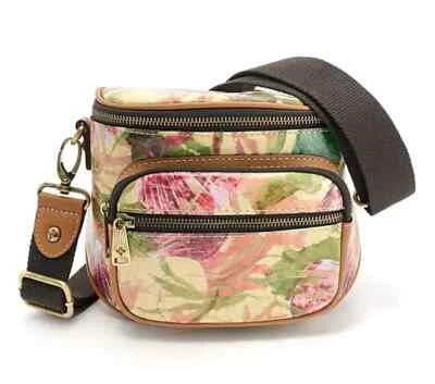 Patricia Nash Leather Argentiera Camera Crossbody bag Seashells A648580 - Image 1 of 4