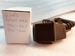 6 PIN STOCK MIKROFON DO RADIO SHACK TRC446 TRC447 CB HAM RADIO MIKROFON DARMOWA WYSYŁKA! - Zdjęcie 1 z 2