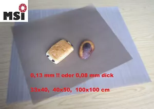 Dauerbackfolie Backfolie 0,13!! o. 0,08mm PTFE Dauerbackpapier Backtrennfolie - Bild 1 von 12