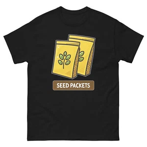 Seed Packets Farming Rural Life Agriculture T-Shirt - Picture 1 of 13