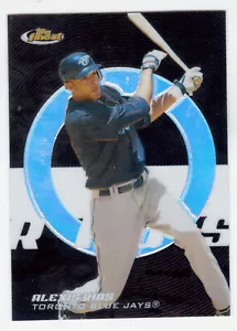 Alexis Rios 2005 Topps Finest #1 refractor negro #81/99 - Imagen 1 de 1