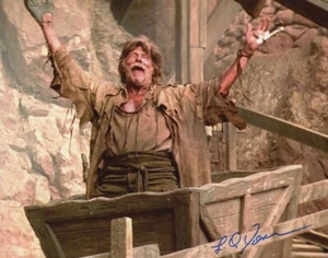 LQ Jones Maschera Autografata di Zorro 8x10 ACOA Olo Jack a tre dita! - Foto 1 di 2